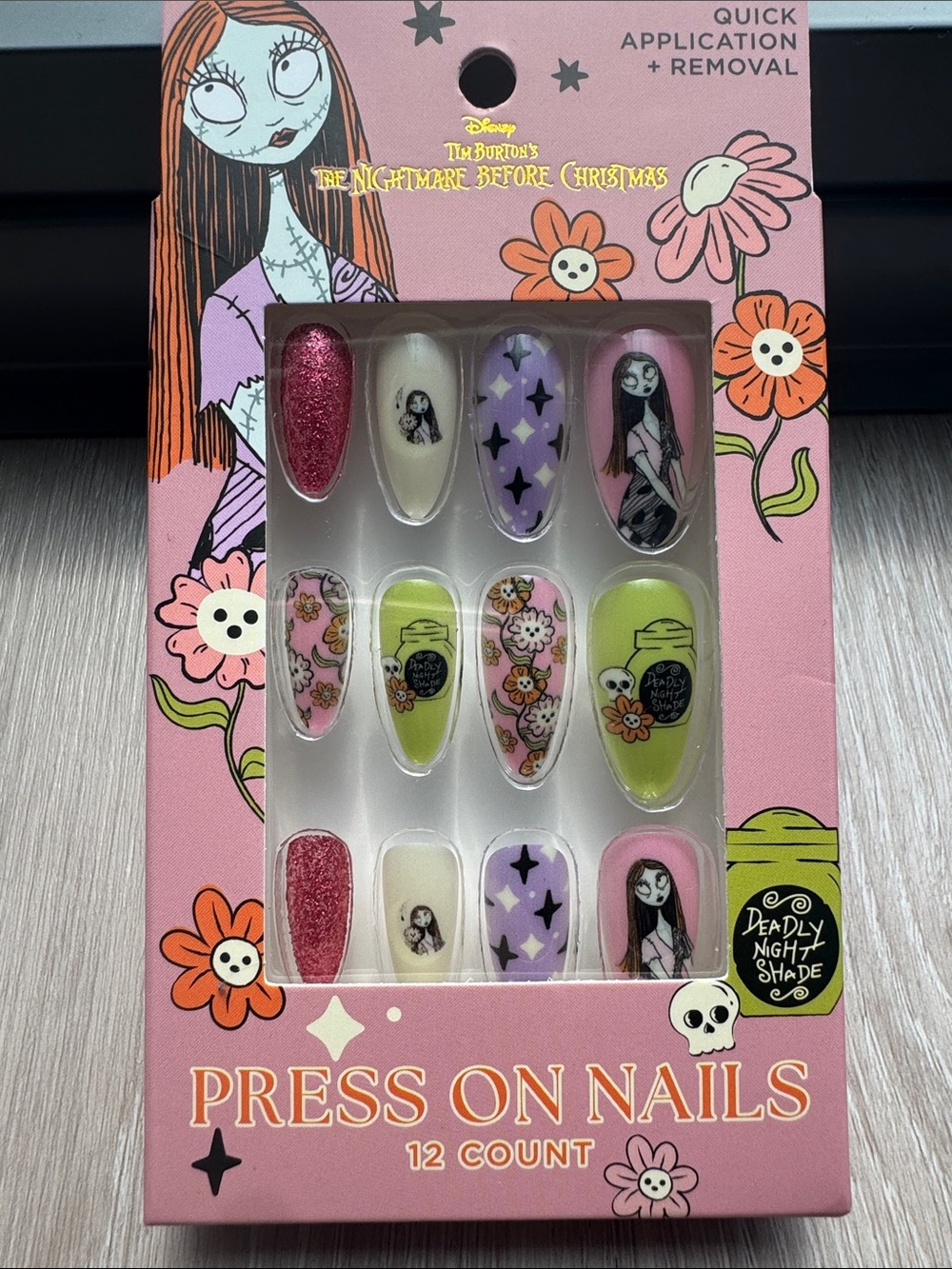 The Nightmare Before Christmas Sally Press-On Nail Set NEW 🏷️